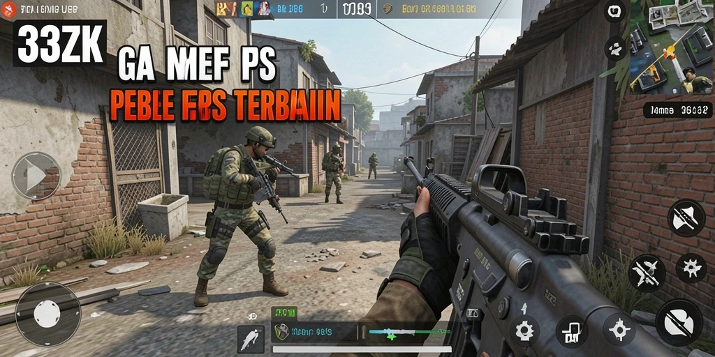 Tampilan gameplay seru dari 33ZK dengan aksi FPS yang mendebarkan.