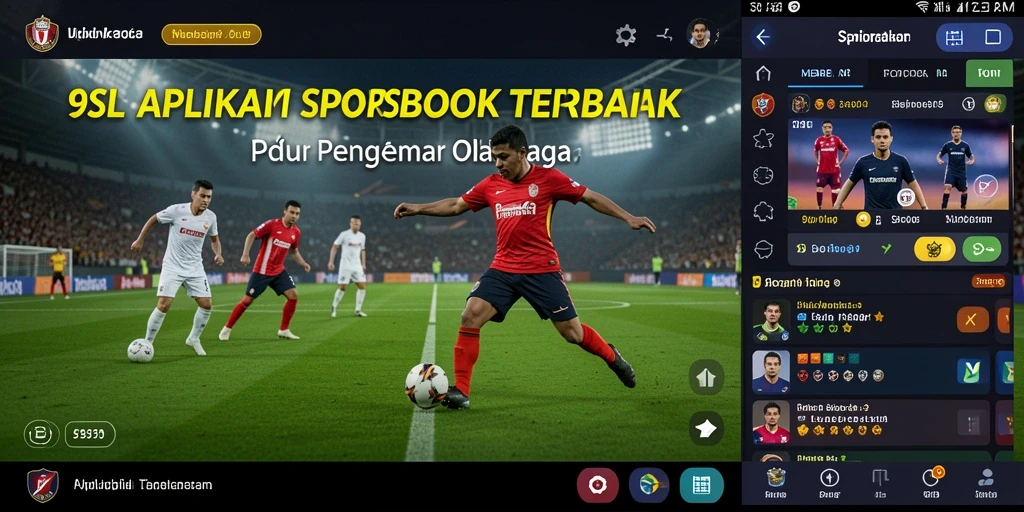 Tampilan menarik dari aplikasi Sportsbook 9SL dengan berbagai opsi taruhan.
