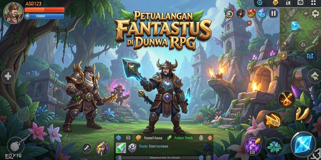 Gameplay seru di <strong>ASD123</strong>, menjelajahi dunia RPG.