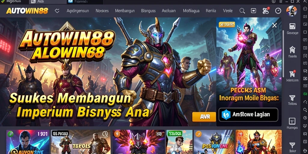 Gameplay seru mengelola bisnis di AUTOWIN88.