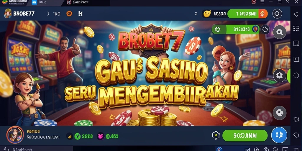 Tampilan gameplay seru BROBET77 di Kasino.