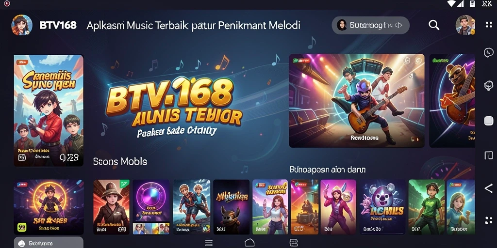Tampilan gameplay BTV168 yang menakjubkan untuk pengalaman musik.