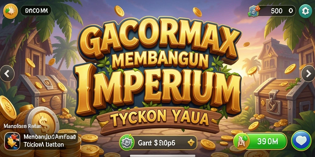 Tampilan gameplay GACORMAX yang menarik dan dinamis dalam membangun bisnis.