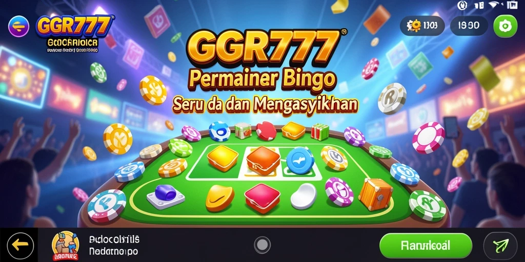 Tampilan unik gameplay Bingo GGR777 yang menarik dan interaktif.