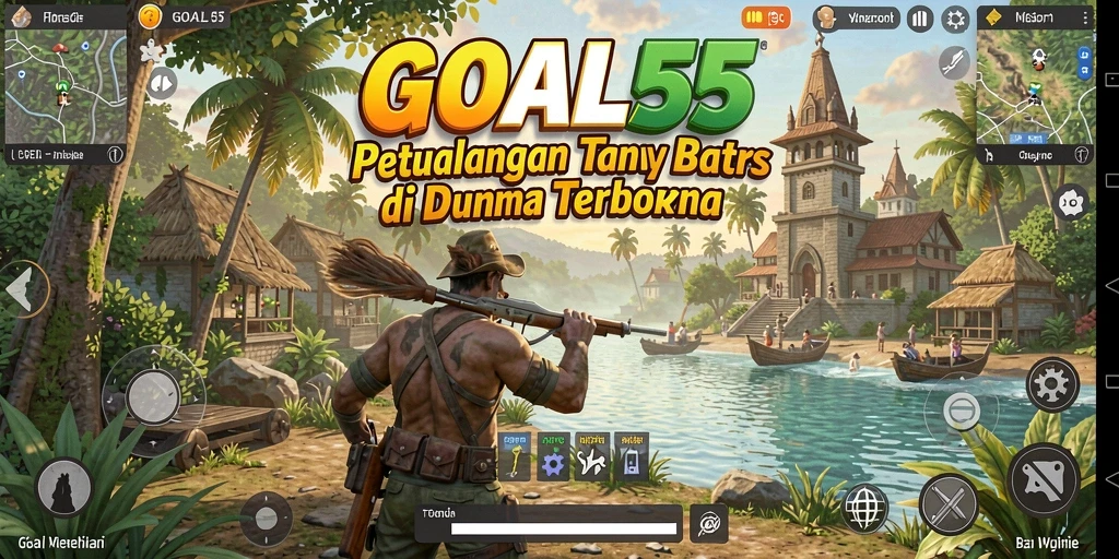 Gameplay menarik dalam dunia terbuka GOAL55 yang penuh petualangan.