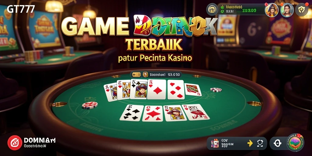 Screenshot gameplay GT777 yang menampilkan momen seru bermain Domino.