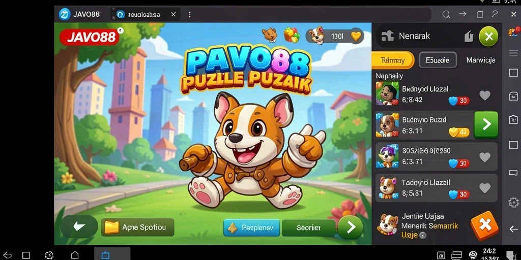 Tampilan gameplay JAVO88 yang menarik dan menantang.