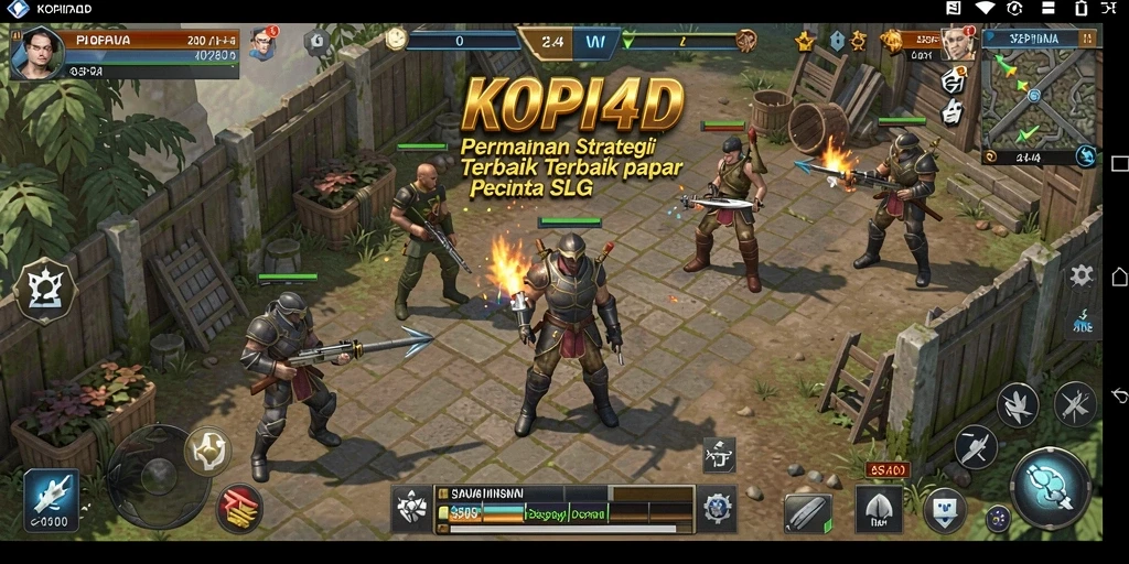 Tampilan seru gameplay KOPI4D dengan strategi dan aksi menarik.