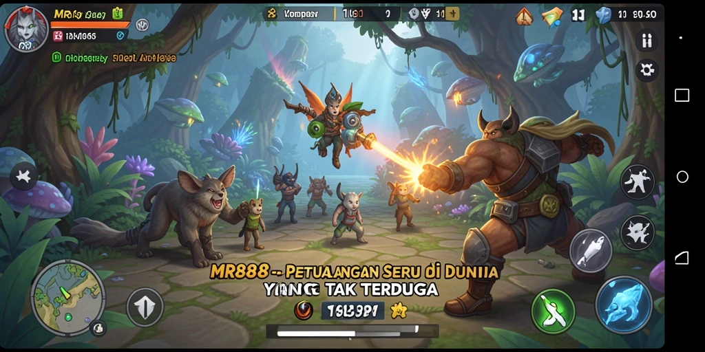 Screenshot utama MR888 menampilkan petualangan seru penuh aksi.