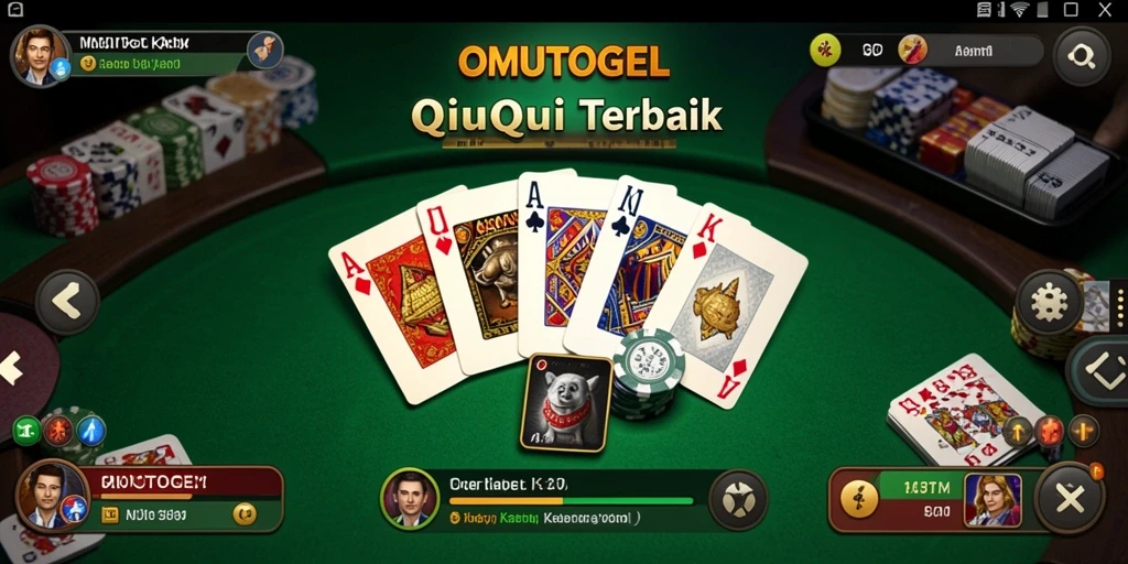 Gameplay QiuQiu yang seru dan interaktif di OMUTOGEL.