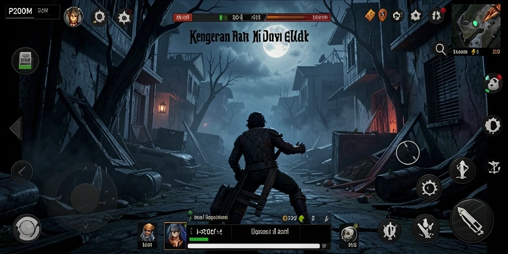 Gameplay menegangkan dengan suasana kegelapan yang mencekam.