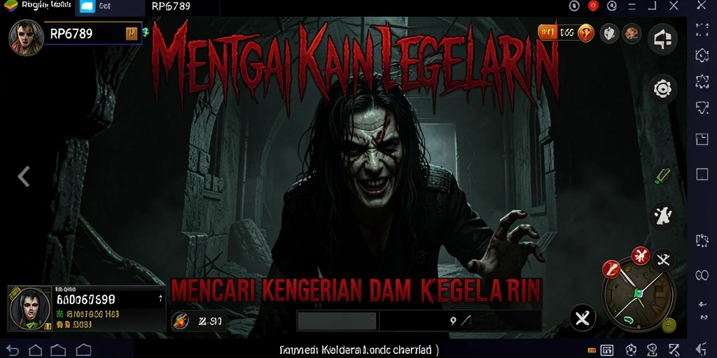 Tampilan gameplay yang menegangkan dan penuh misteri.
