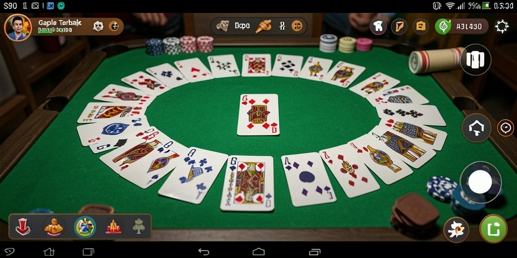 Tampilan gameplay S80 yang menarik dan interaktif dalam permainan Gaple.
