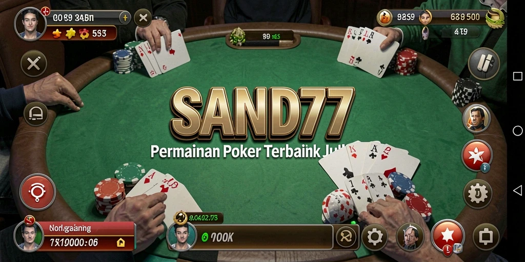 Tampilan gameplay SAND77 yang menegangkan dan grafis menawan.