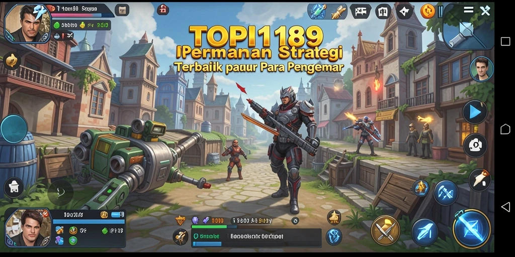 Screenshot gameplay <strong>TOPI189</strong> yang menunjukkan strategi dan aksi di medan perang.