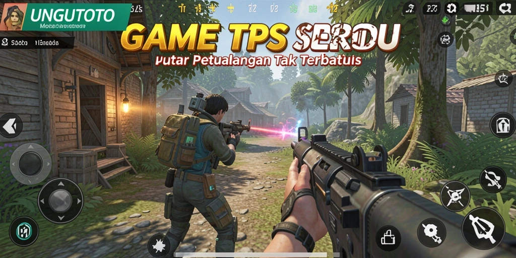 Screenshot UNGUTOTO menunjukkan aksi pertempuran yang mendebarkan.