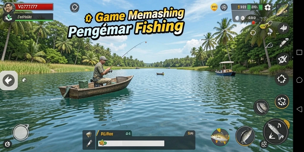Screenshot VO777 menampilkan pengalaman memancing yang mendebarkan.