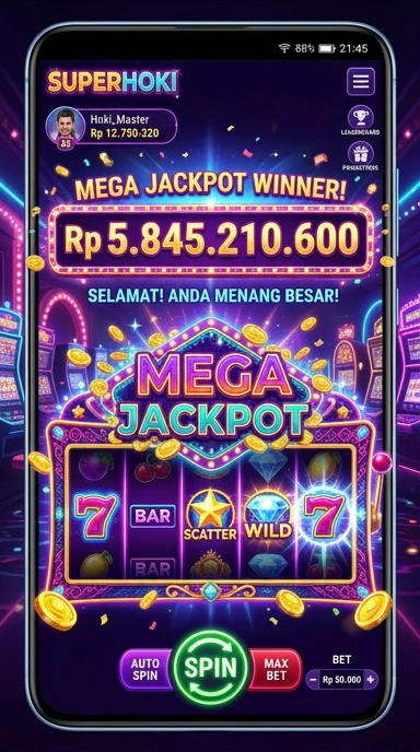 Pengguna menikmati keamanan aplikasi di superhoki.